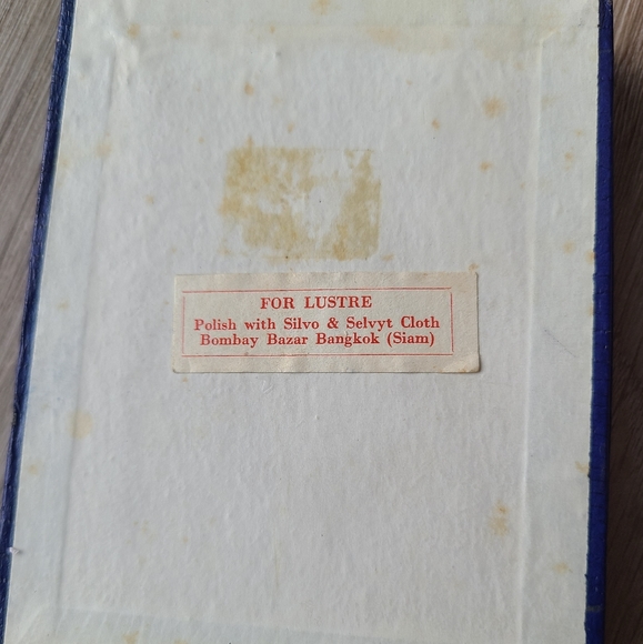 Nielloware Sterling Necklace with large charm - Picture 3 of 8